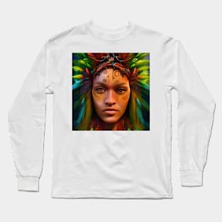 Indigenous Goddess Long Sleeve T-Shirt